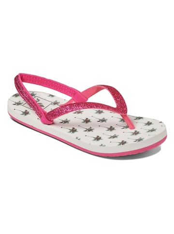 Reef Sandalen "Little Stargazer" in Pink/ Weiß