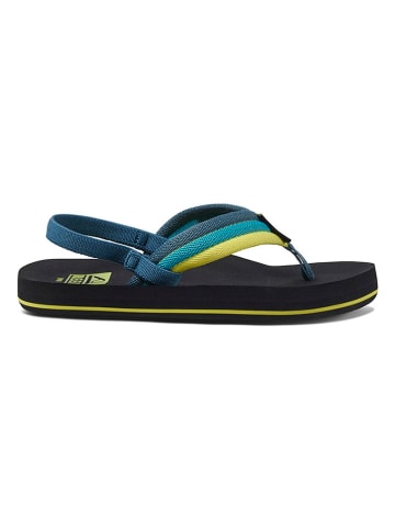 Reef Sandalen zwart/blauw/geel