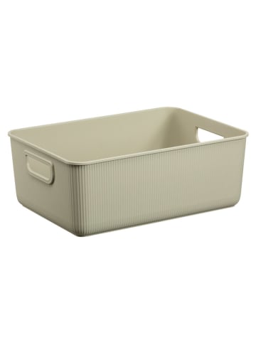 NHG Aufbewahrungskorb in Beige - (B)36 x (H)13,6 x (T)25,6 cm