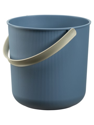 NHG Eimer in Blau/ Beige - (B)27,7 x (H)25,8 x (T)27,1 cm