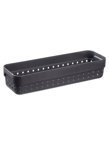 NHG Aufbewahrungskorb in Grau - (B)23,8 x (H)5 x (T)7,8 cm