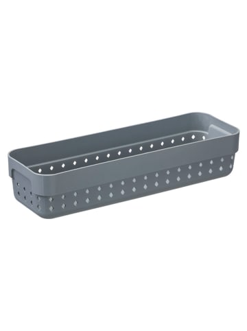 NHG Aufbewahrungskorb in Grau - (B)23,8 x (H)5 x (T)7,8 cm