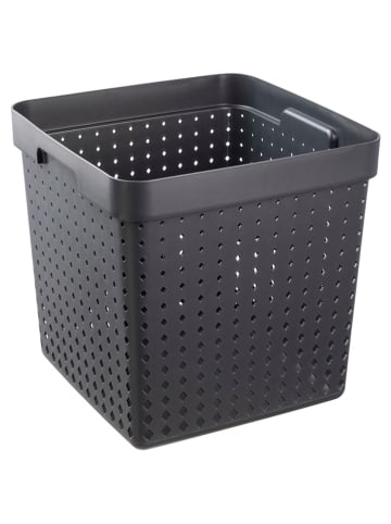 NHG Aufbewahrungskorb in Grau - (B)29,6 x (H)29,6 x (T)29,6 cm
