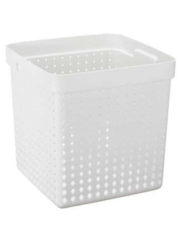 NHG Aufbewahrungskorb in Weiß - (B)29,6 x (H)29,6 x (T)29,6 cm
