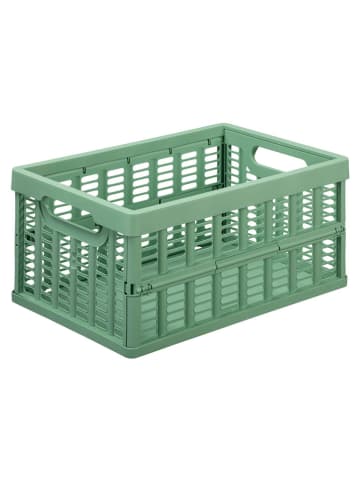 NHG Skrzynka w kolorze zielonym - 35,5 x 16,3 x 24 cm