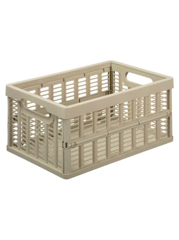 NHG Kiste in Beige - (B)35,5 x (H)16,3 x (T)24 cm