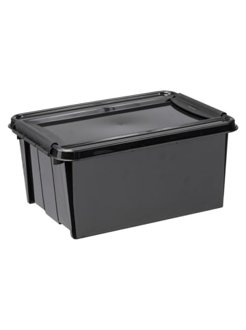 Plast Team Aufbewahrungsbox in Schwarz - (B)29 x (H)18,5 x (T)39 cm