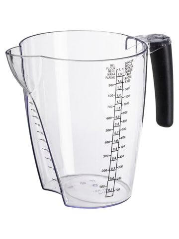 Plast Team Maatbeker zwart - 1,5 l