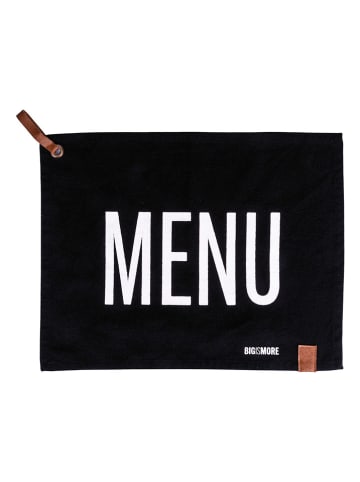 TINTEUNICHE Placemat "Bigismore - Menu'' zwart - (L)35 x (B)45 cm