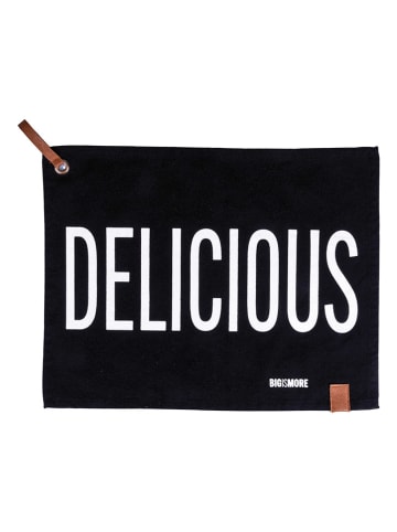 TINTEUNICHE Tischset ''Bigismore - Delicious'' in Schwarz - (L)35 x (B)45 cm