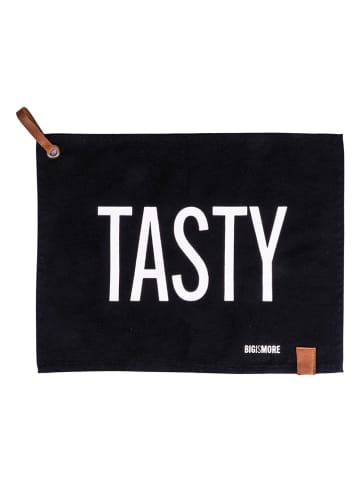 TINTEUNICHE Tischset ''Bigismore - Tasty'' in Schwarz - (L)35 x (B)45 cm