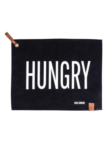 TINTEUNICHE Tischset ''Bigismore - Hungry'' in Schwarz - (L)35 x (B)45 cm
