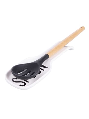 TINTEUNICHE Keukenhulpjeshouder "Victionary" wit - (B)24 x (H)2 x (D)9 cm