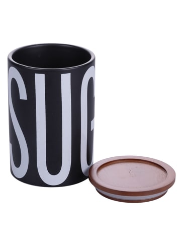 TINTEUNICHE Vorratsbehälter ''Bigismore - Sugar'' in Schwarz - 750 ml