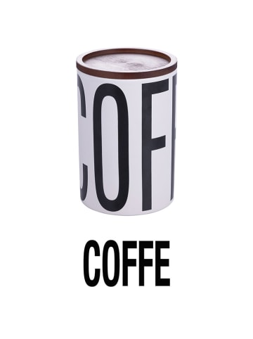 TINTEUNICHE Voorraadpot "Bigismore - Coffee" wit - 750 ml