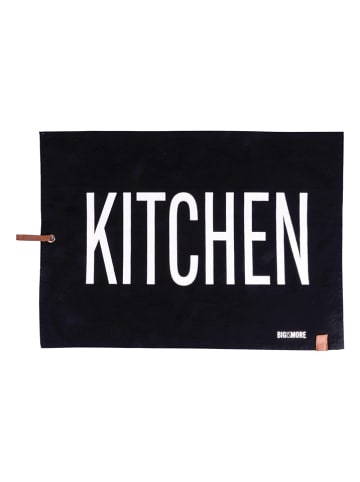 TINTEUNICHE Theedoek "Bigismore" zwart - (L)70 x (B)50 cm