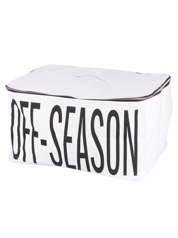 TINTEUNICHE Aufbewahrungstasche ''Bigismore'' in Weiß - (B)50 x (H)27 x (T)40 cm
