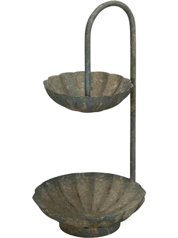 POSIWIO Etażerka w kolorze zielonym - wys. 34 x Ø 17 cm