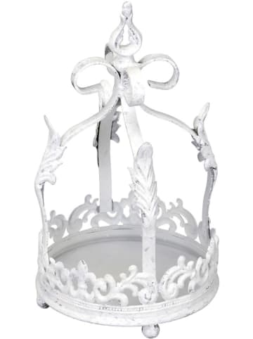 POSIWIO Kronentablett in Weiß - (H)28 x  Ø 18 cm