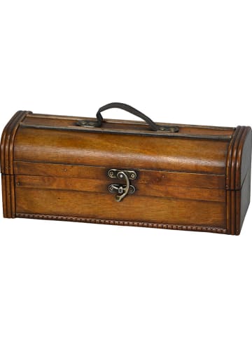 POSIWIO Truhe in Braun - (B)33 x (H)12,5 x (T)12 cm