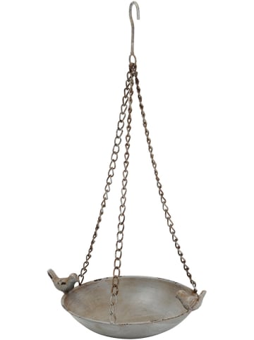 POSIWIO Vogeltränke in Grau - (H)10 x  Ø 28,5 cm