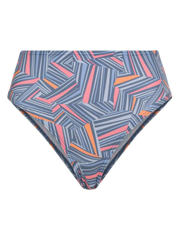 LASCANA Figi bikini w kolorze niebiesko-pomarańczowym