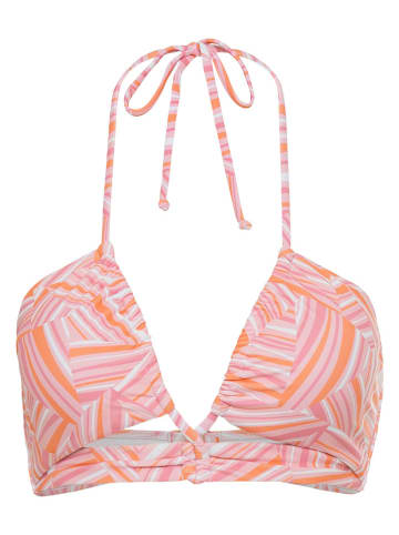 LASCANA Biustonosz bikini w kolorze jasnoróżowo-pomarańczowym