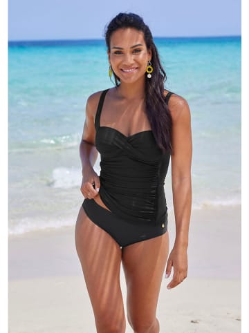 LASCANA Tankini-Oberteil in Schwarz