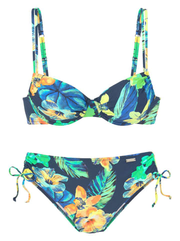 LASCANA Bikini donkerblauw/groen