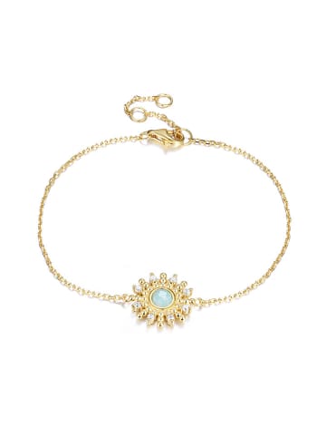 Nomad Vergulde armband met edelstenen