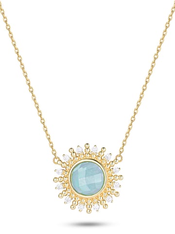 Nomad Vergulde ketting met sierelement - (L)40 cm