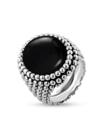 Nomad Silber-Ring mit Edelstein