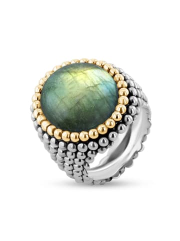 Nomad Vergold. Ring mit Edelstein