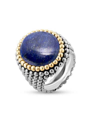Nomad Vergold. Ring mit Edelstein