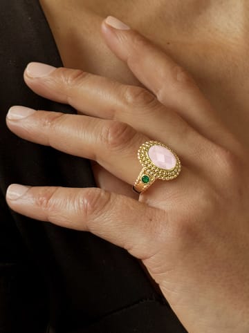 Nomad Vergold. Ring mit Edelsteinen