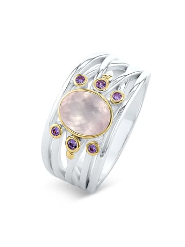 Nomad Vergulde ring met edelstenen