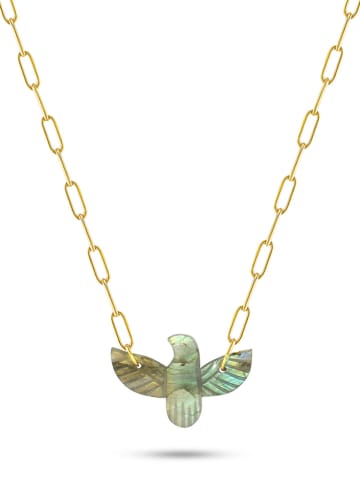 Nomad Vergulde ketting met hanger - (L)40 cm