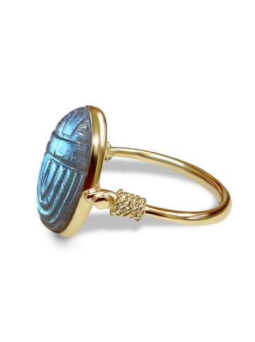 Nomad Vergold. Ring mit Edelstein