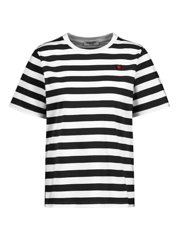 Sublevel Shirt in Weiß/ Schwarz