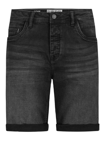 Sublevel Jeans-Bermudas in Schwarz