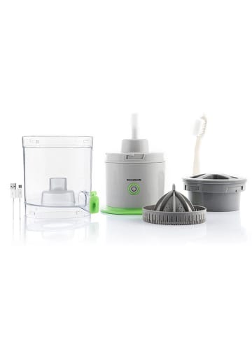 InnovaGoods Automatyczna wyciskarka "Juisso" w kolorze szaro-zielonym - 250 ml