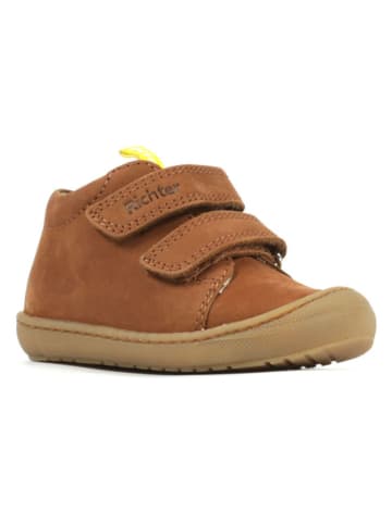 Richter Shoes Leder-Sneakers "Maxi" in Hellbraun