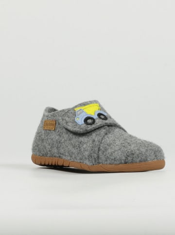 Richter Shoes Hausschuhe "Filzi" in Grau