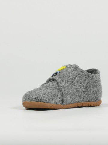 Richter Shoes Kapcie "Filzi" w kolorze szarym