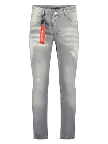 Geographical Norway Dżinsy - Slim fit - w kolorze szarym