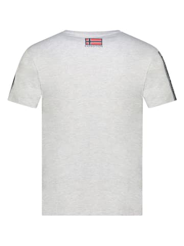 Geographical Norway Koszulka "Javenger" w kolorze szarym