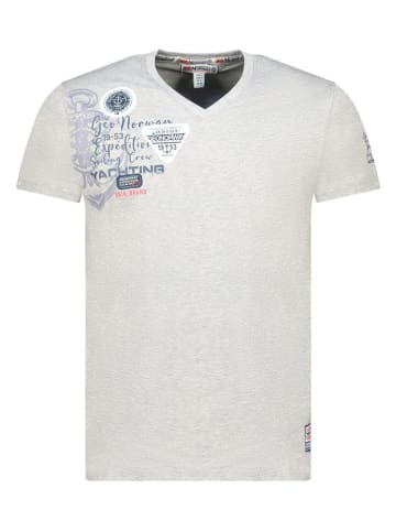 Geographical Norway Shirt "Jademora" in Grau