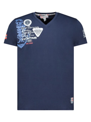 Geographical Norway Shirt "Jademora" in Dunkelblau