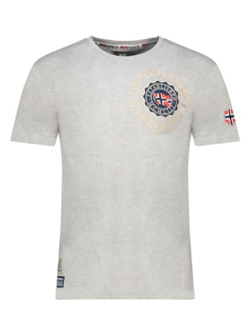 Geographical Norway Shirt "Jeganto" in Grau