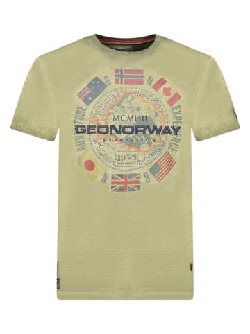 Geographical Norway Shirt "Jirkel" in Khaki